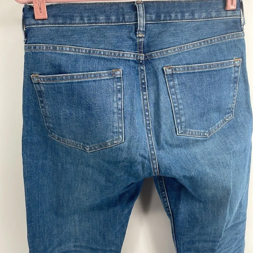 EVERLANE medium wash slim fit jeans 98% cotton sz 26 regular